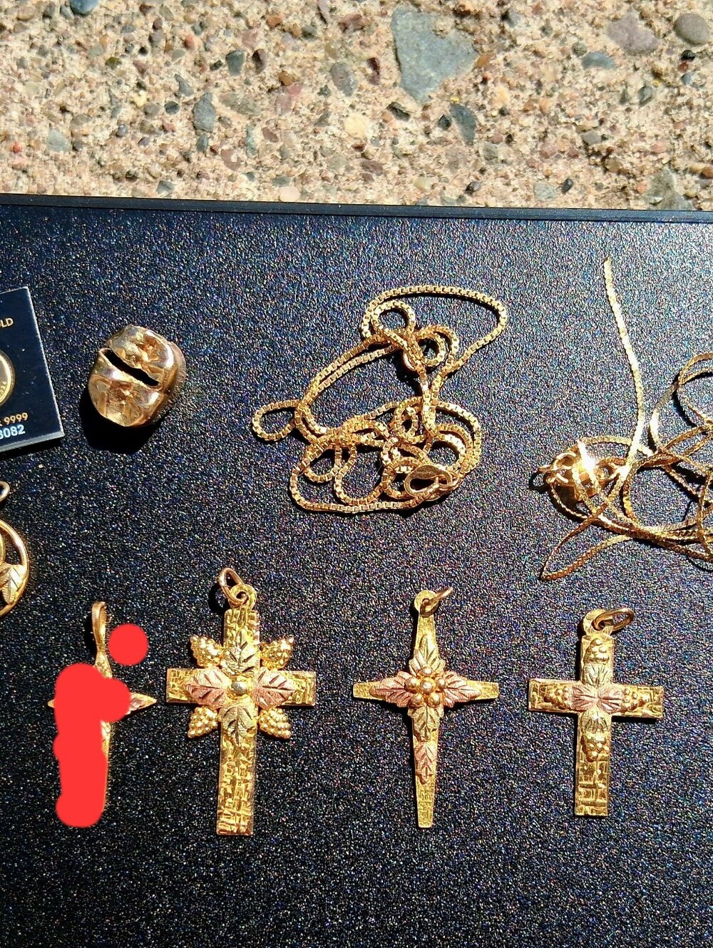 Real Gold Not Plated Lot